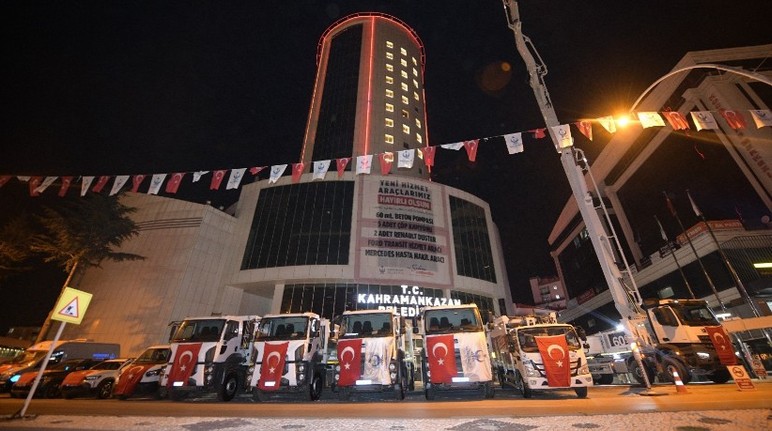 Kahramankazan Belediyesi araç filosuna 10 yeni araç ekledi - Resim : 2
