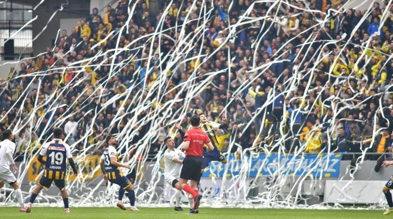 Ankaragücü taraftarı, Eryaman Stadı’nı doldurdu, güçlü destek verdi
