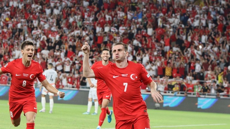 UEFA Uluslar Ligi Türkiye - İzlanda maçı A Millilerin galibiyeti ile tamamlandı