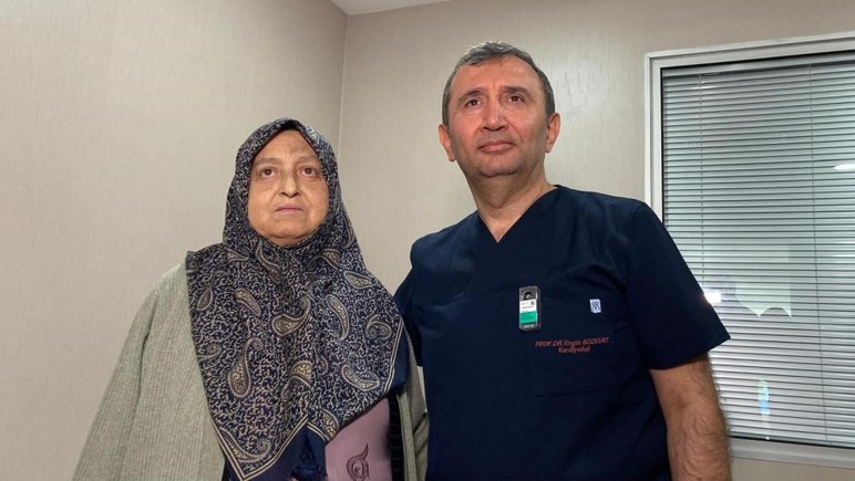 Başkentte 64 yaşındaki kadının kalp kapağı ameliyatsız değişti