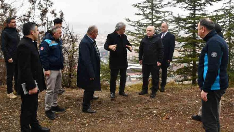 Kırıkkale'nin simgesi Kaletepe'ye surlarla çevrili seyir terası!