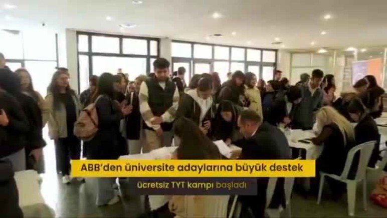 ABB'nin Ücretsiz TYT Kampı ilk dersle başladı