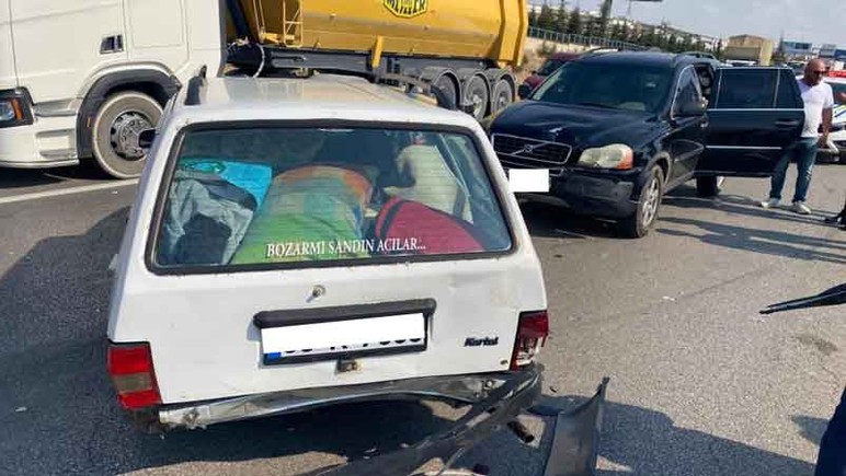 Kırıkkale - Ankara yolunda zincirleme trafik kazası: 3 yaralı! - Resim : 3