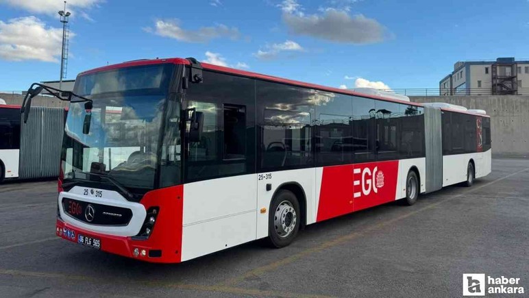 Ankara'da 5 yeni körüklü otobüs hizmet vermeye başladı!