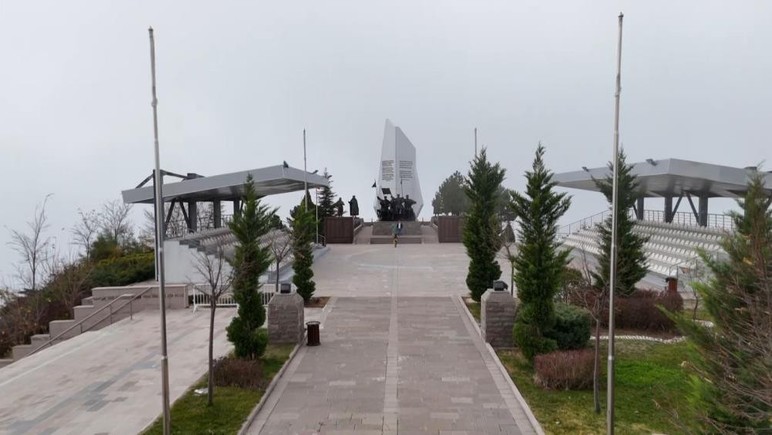 Polatlı'daki Duatepe Anıtı, soğuk havaya rağmen ziyaret ediliyor! - Resim : 2