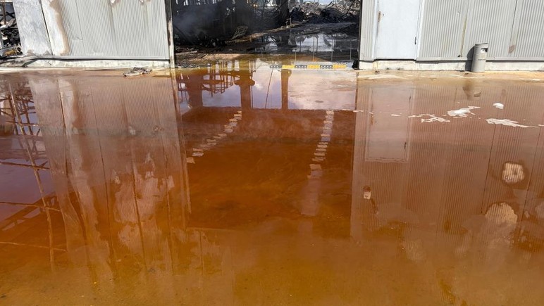 Sincan'daki fabrika yangının hasarı gün ağarınca ortaya çıktı! - Resim : 2