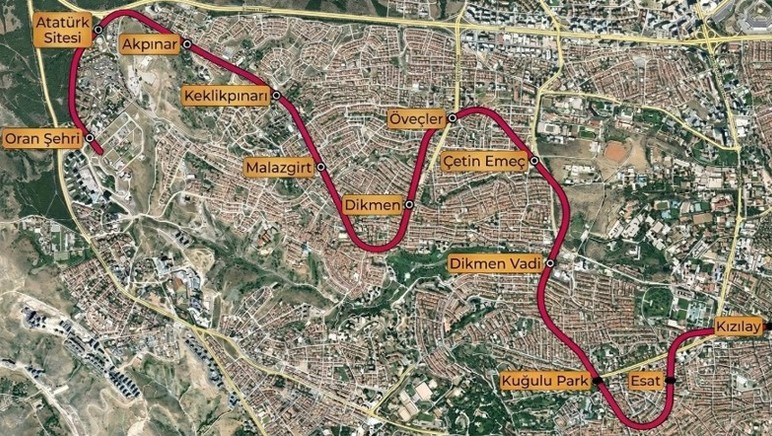 Başkentin metro ağı genişliyor: 44 kilometrelik 4 yeni hat yolda! - Resim : 2