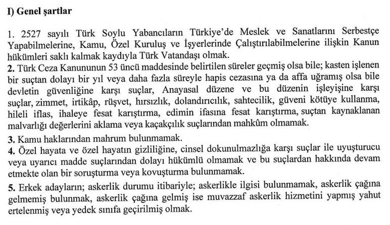 Ankara'da Döner Sermaye İşletmesi Merkez Müdürlüğü'ne 15 işçi alınacak