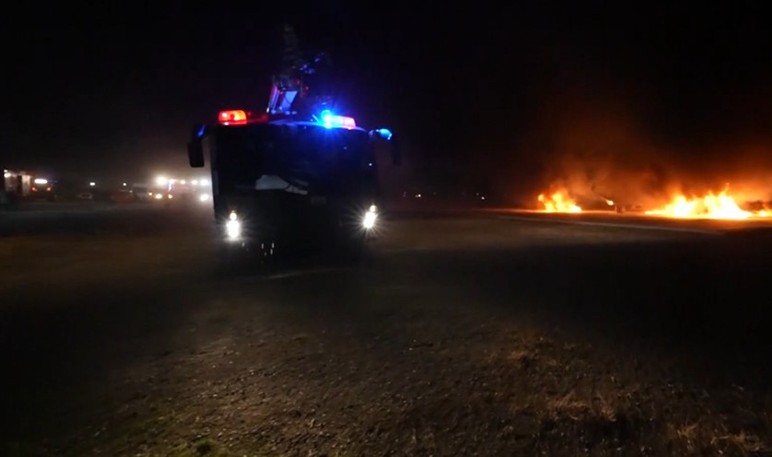 Esenboğa Havalimanı'nda gönüllü öğrencilerle uçak kazası tatbikatı düzenlendi - Resim : 2