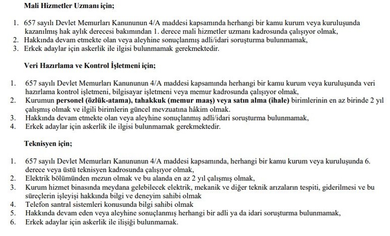 KGK, Ankara'da nakil yoluyla personel alım ilanı yayımladı!