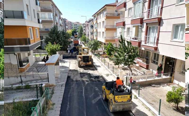 Altındağ Belediyesinin başlattığı asfalt seferberliği sürüyor - Resim : 3