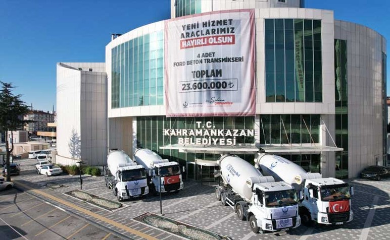 Kahramankazan Belediyesi, KazanBel beton araç filosunu güçlendirdi
