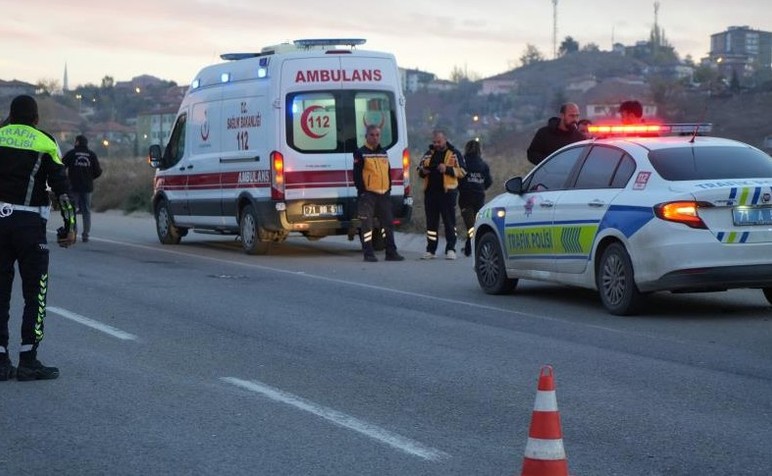 Kırıkkale'de otomobilin çarptığı yaya karşıya geçmek isterken hayatını kaybetti - Resim : 2