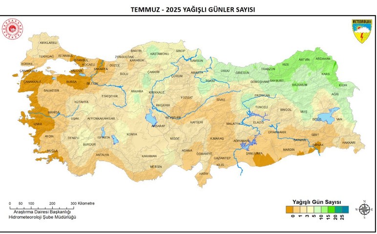 Temmuz ayında Ankara'da yağış oranı yüzde 40'ın üzerinde arttı