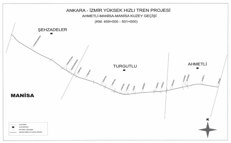 Ankara - İzmir YHT Hattı'nın yapımı için acele kamulaştırma kararı - Resim : 3