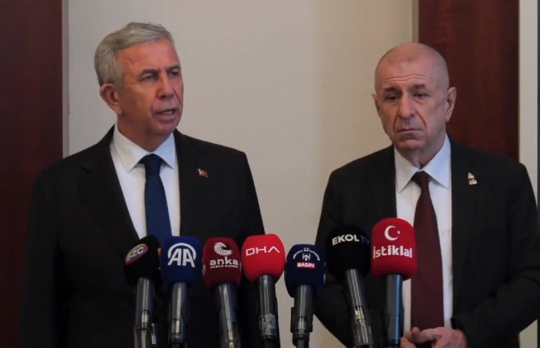 Mansur Yavaş, Ümit Özdağ ile bir araya geldi