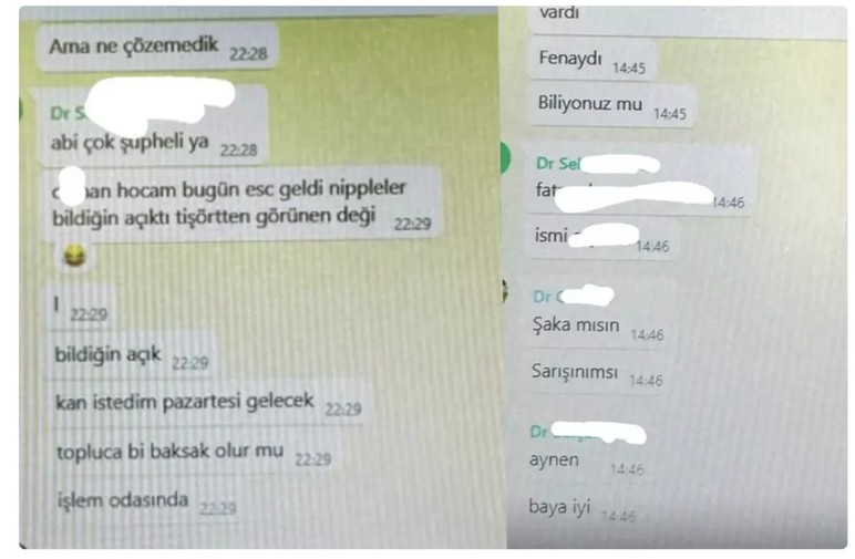 Konya'da doktor grubunda kadın hastalar için skandal ifadeler ortaya çıktı