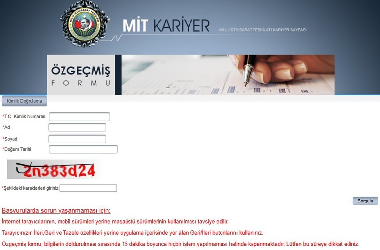MİT personel alım başvuruları başladı: 7 meslekte alım yapılacak