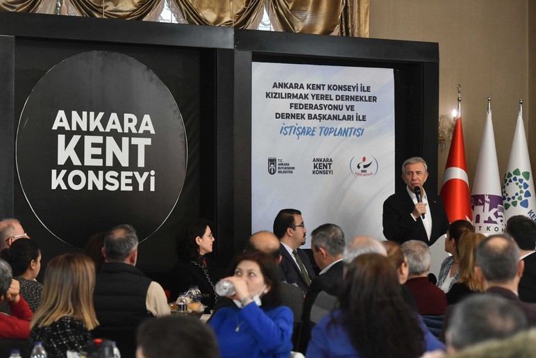 ABB Başkanı Yavaş Kızılırmak Yerel Dernekler Federasyonu ve bağlı derneklerin yöneticileriyle bir araya geldi! - Resim : 2