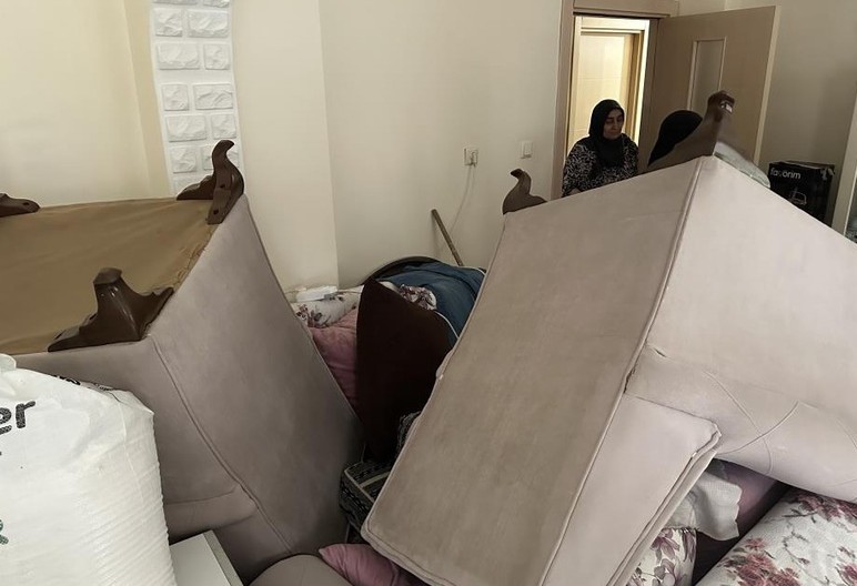 Çankırı'da sağanak yağış su baskınlarına sebep oldu