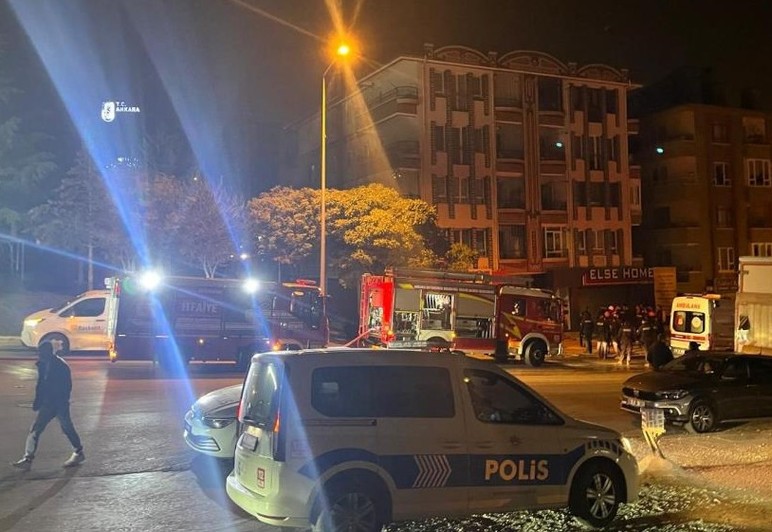 Mamak'ta bir binada patlama: 1 yaralı