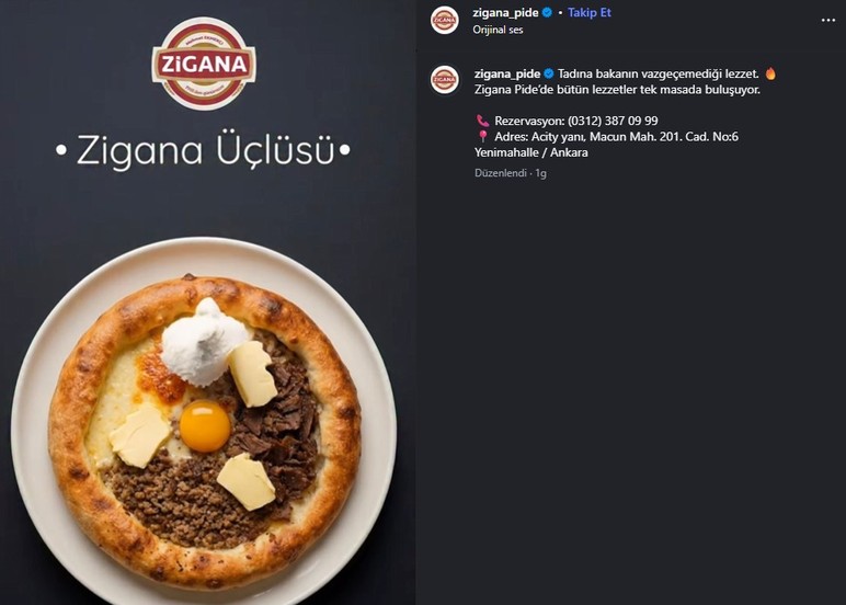 Ankara'nın en meşhur üçlüsü burada satılıyor: Zigana Pide