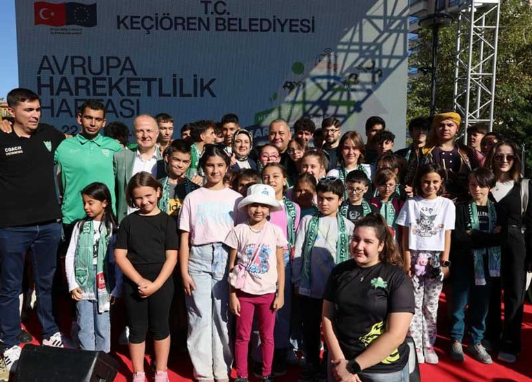 Keçiören Belediyesi'nin Avrupa Hareketlilik Haftası etkinlikleri yoğun ilgi gördü