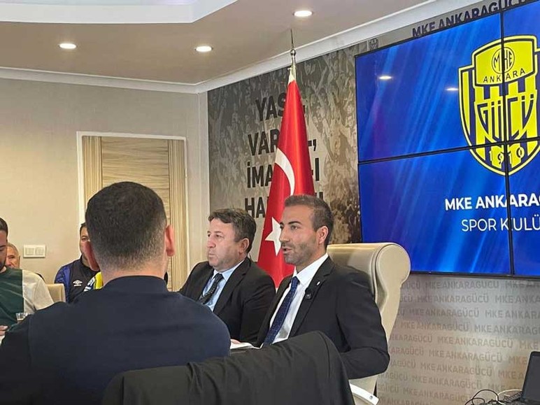 Ankaragücü Başkanı Gazi Ercüment Tekin 'Ankaragücü bu şehrin üvey evladı değil' - Resim : 3