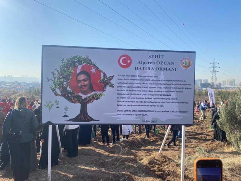 Ankara'da Akut Şehitleri anısına 3 hatıra ormanı