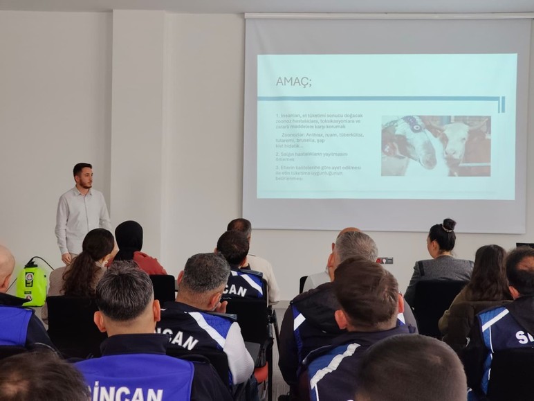 Sincan Belediyesi Kurban Bayramı öncesinde personellerine eğitim verdi