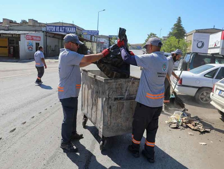 Etimesgut Belediyesi'nden Şaşmaz Oto Sanayisi'nde kapsamlı temizlik - Resim : 4