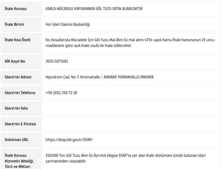 ABB duyurdu: Ankara'da bu kış karla mücadele için ilk adım atıldı!