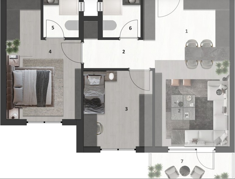 Altındağ'da modern ve konforlu yaşamın buluştuğu adres: Gökdemir Gold - Resim : 2