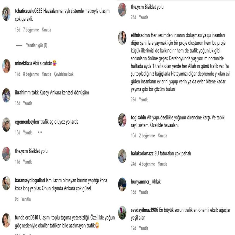 Ankaralılara sorduk: Ankara'nın en büyük sorunu ve eksikliği nedir? - Resim : 2