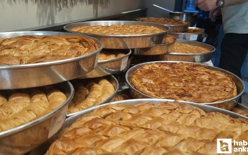 Bayramın en güzel tatlısı: Çubuk'ta tepsi tepsi hazırlanıyor!
