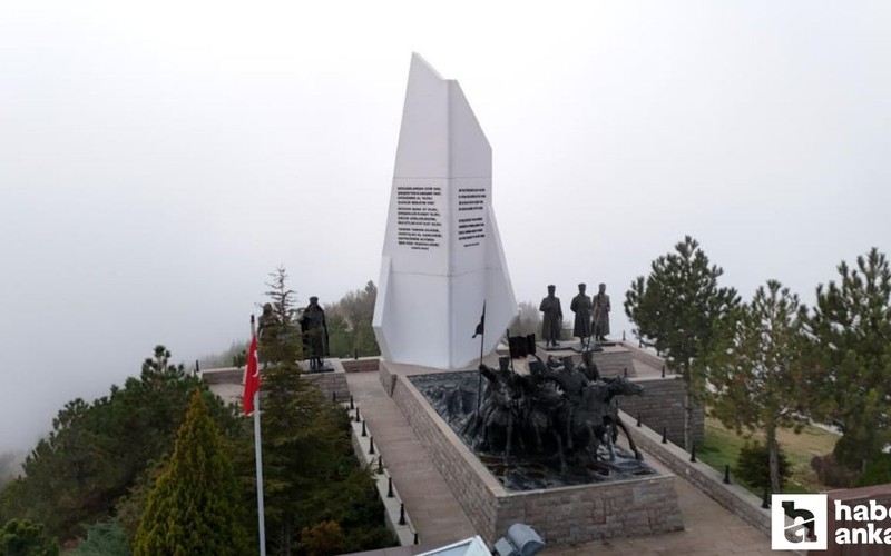 Polatlı'daki Duatepe Anıtı, soğuk havaya rağmen ziyaret ediliyor!