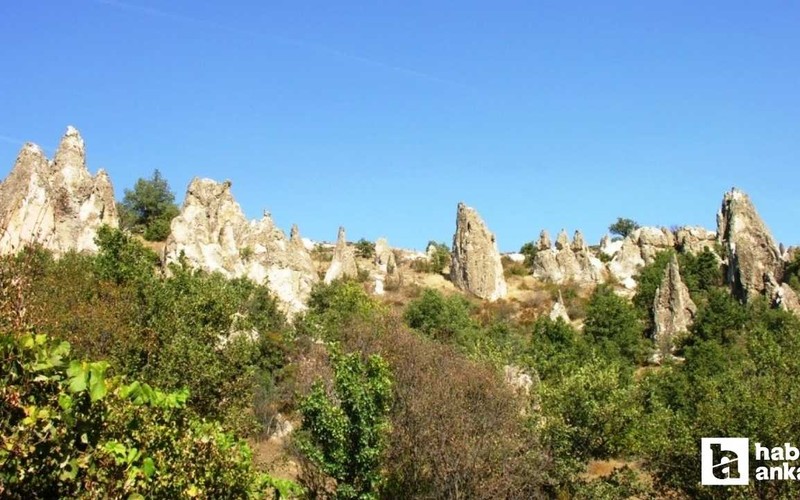 Kapadokya'ya gitmeye gerek yok! Bu peri bacaları Ankara'ya sadece 1 saat uzaklıkta