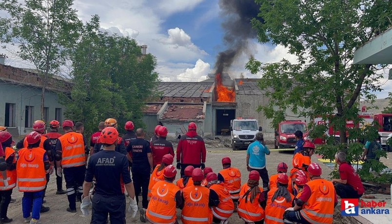 Çankırı'da UMKE 23. Bölge Tatbikatı gerçekleştirildi
