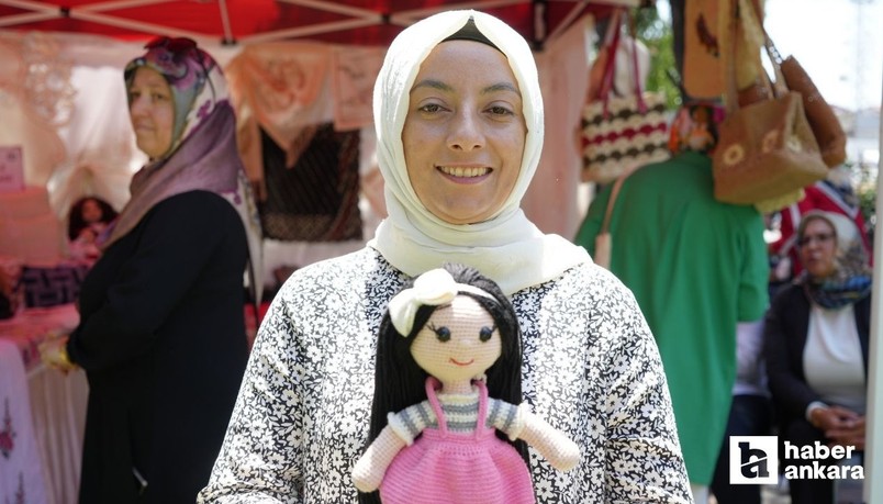 Kırıkkale’de üretilen bez bebekler yurt dışında talep görüyor