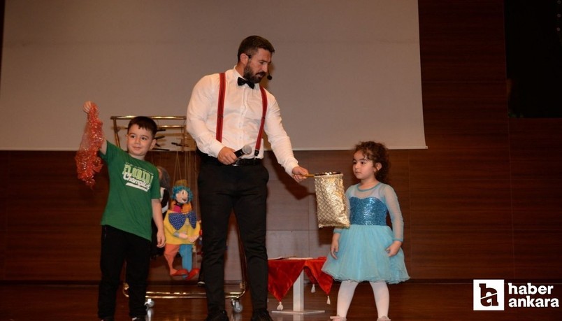 Kahramankazan Belediyesi kreşlerde öğrenim gören çocuklara özel gösteri düzenledi