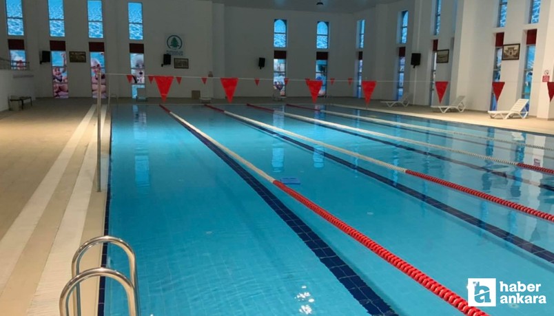 Pursaklar Belediyesi Kapalı yüzme havuzu yeniden hizmet vermeye başladı