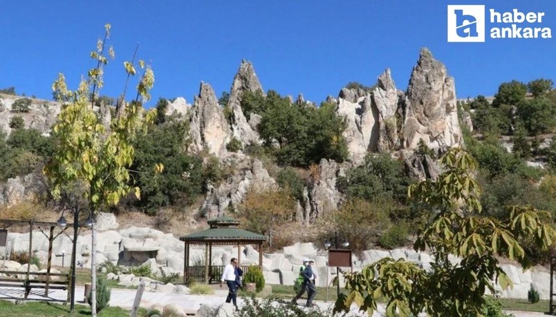 Ankara'da Peribacaları varmış da haberimiz yokmuş! İlçe halkı bayram etti hemen gidip görün