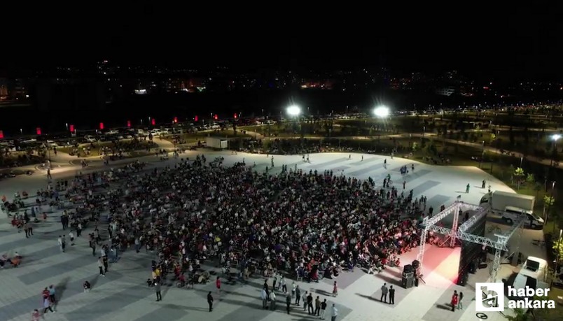 Sincan Belediyesi Türkiye Çekya maçı heyecanına ev sahipliği yaptı
