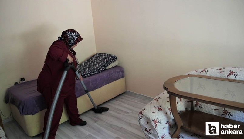 Keçiören Belediyesinden engelli ve yaşlı vatandaşlarına evde temizlik hizmeti