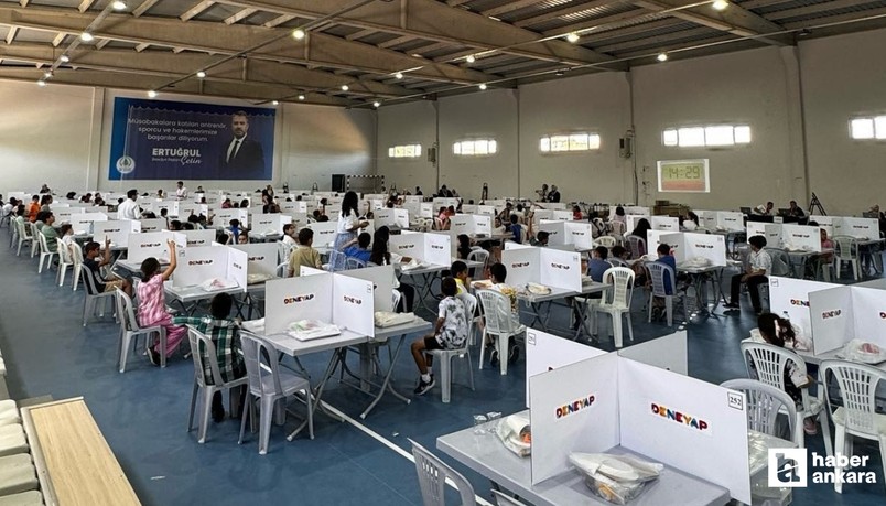 Pursaklar Belediyesi geleceğin yeteneklerini seçmek için DENEYAP sınavı yaptı