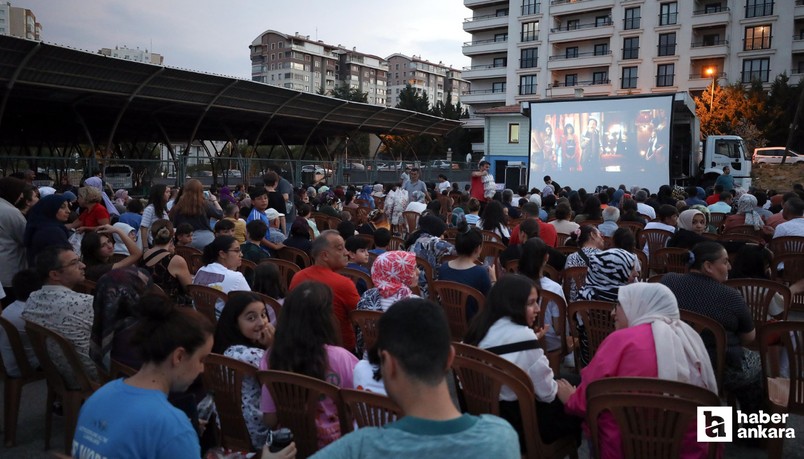 Ankaralılar o ilçeye akacak! Açık Havada Sinema keyfi için geri sayım başladı