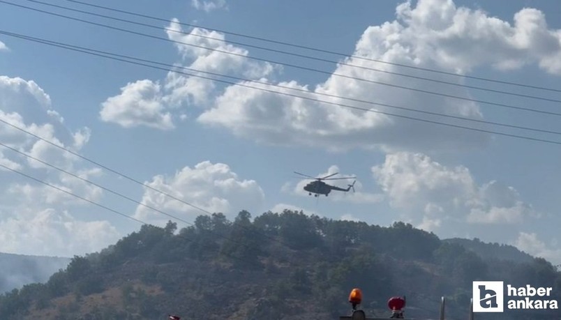 Kızılcahamam'da orman yangını!