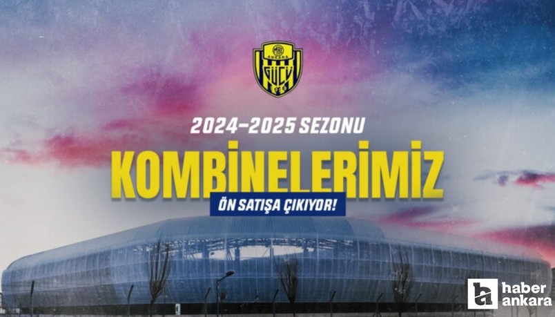 MKE Ankaragücü'nde 2024-2025 sezonu kombineler satışa sunulacak
