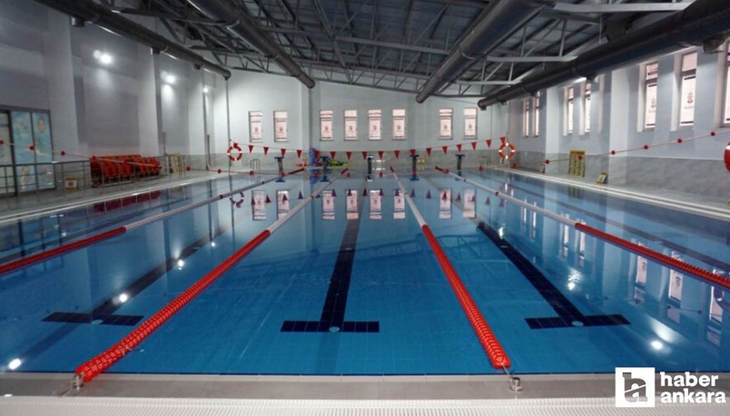 Beypazarı Belediyesi Yarı Olimpik Yüzme Havuzu hizmete açıldı
