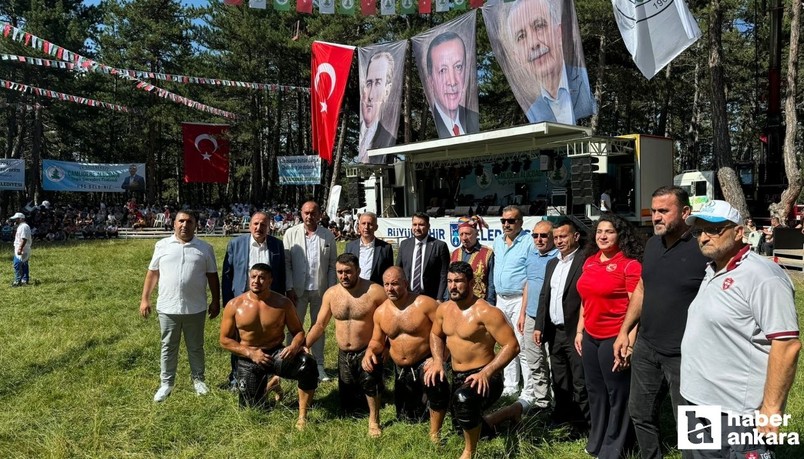 Kahramankazan Belediye Başkanı Çırpanoğlu, Yağlı Güreş Festivali'ne katıldı